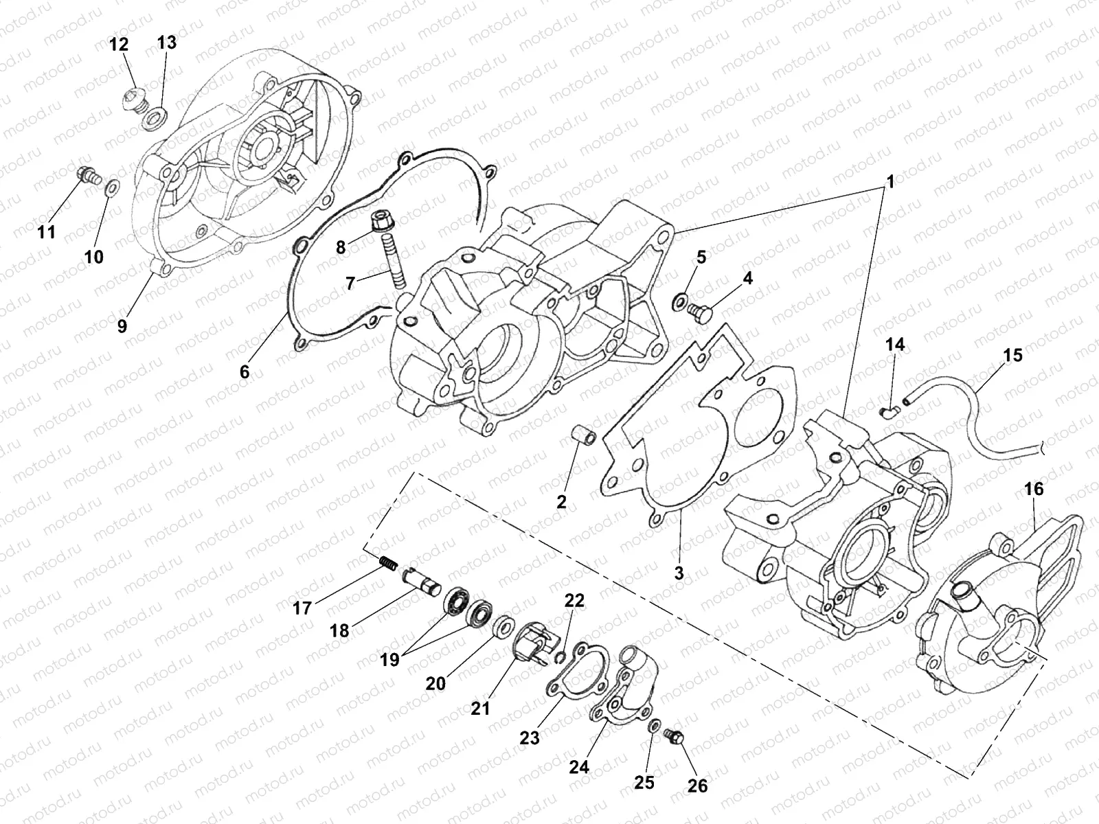 CRANKCASE CARTER