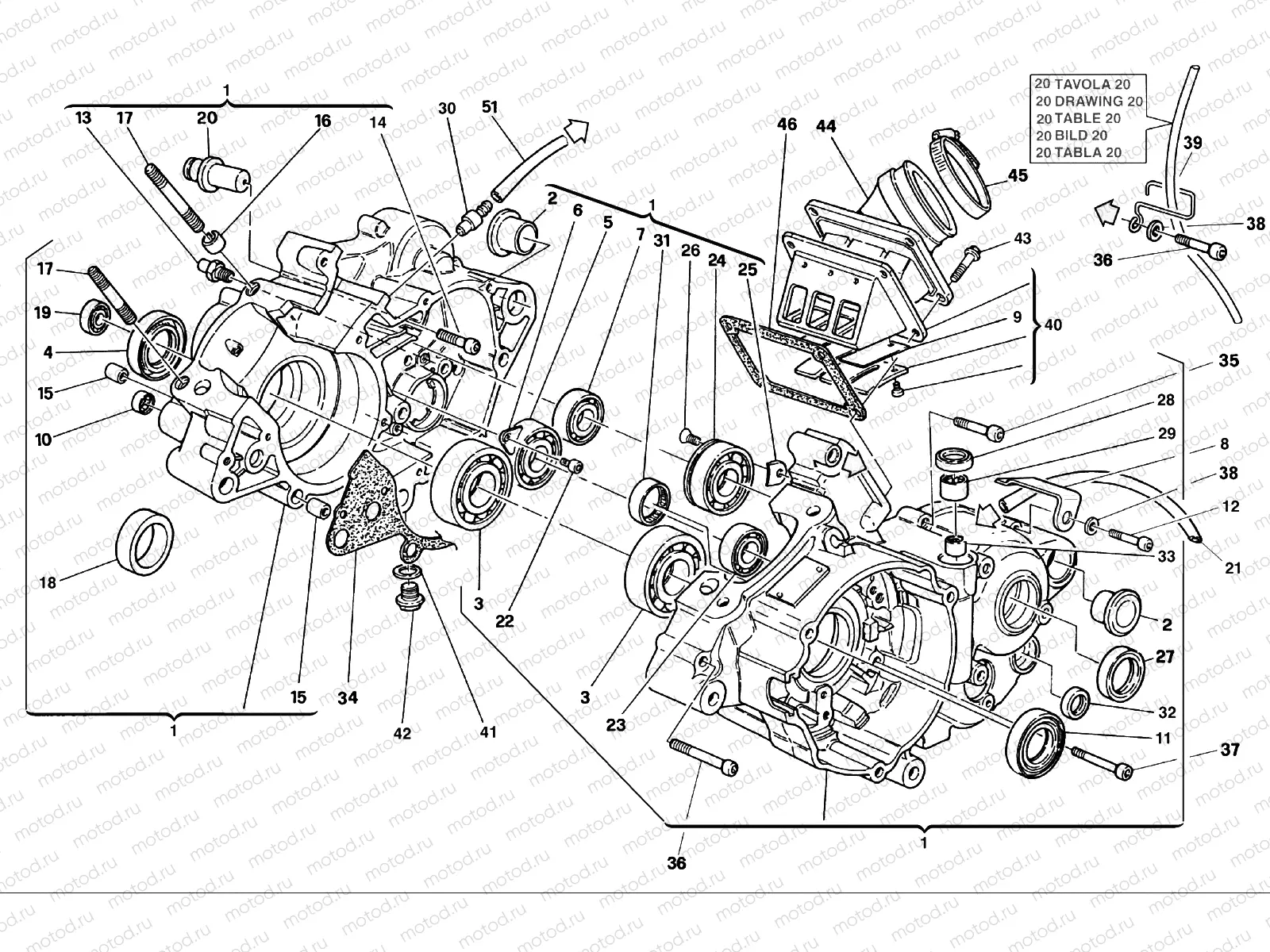 CRANKCASE CARTER