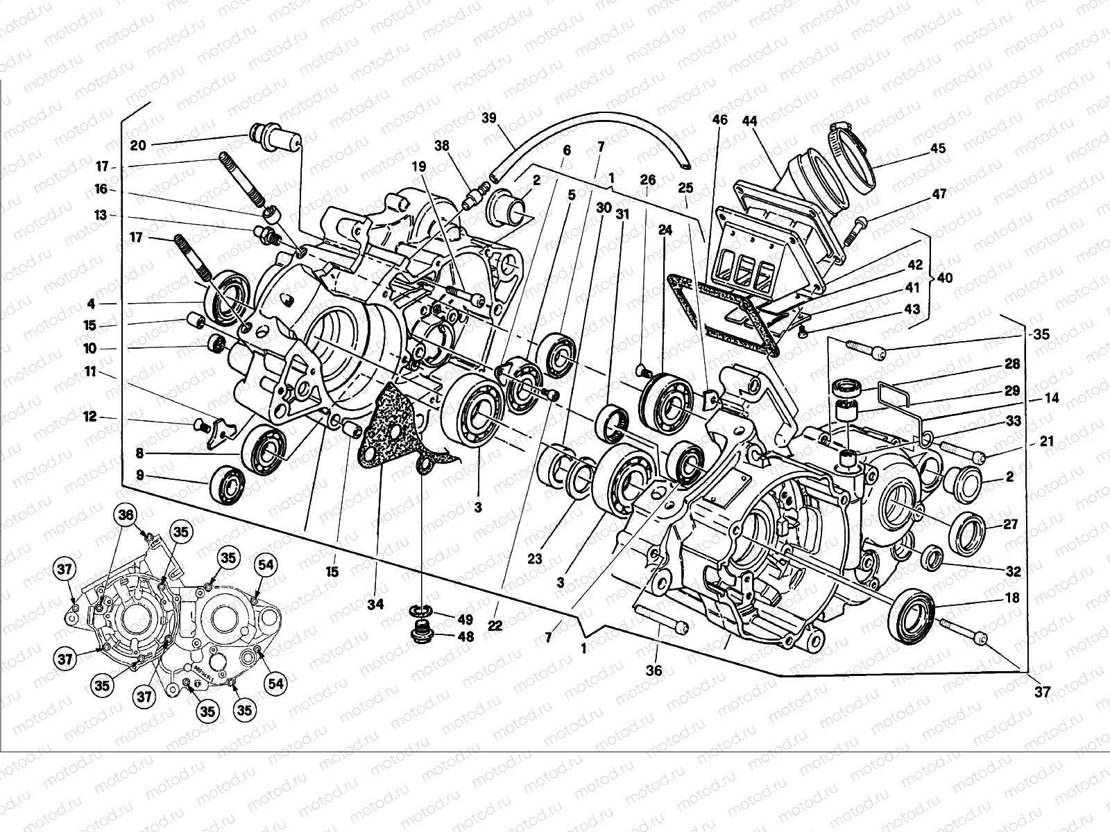 CRANKCASE CARTER