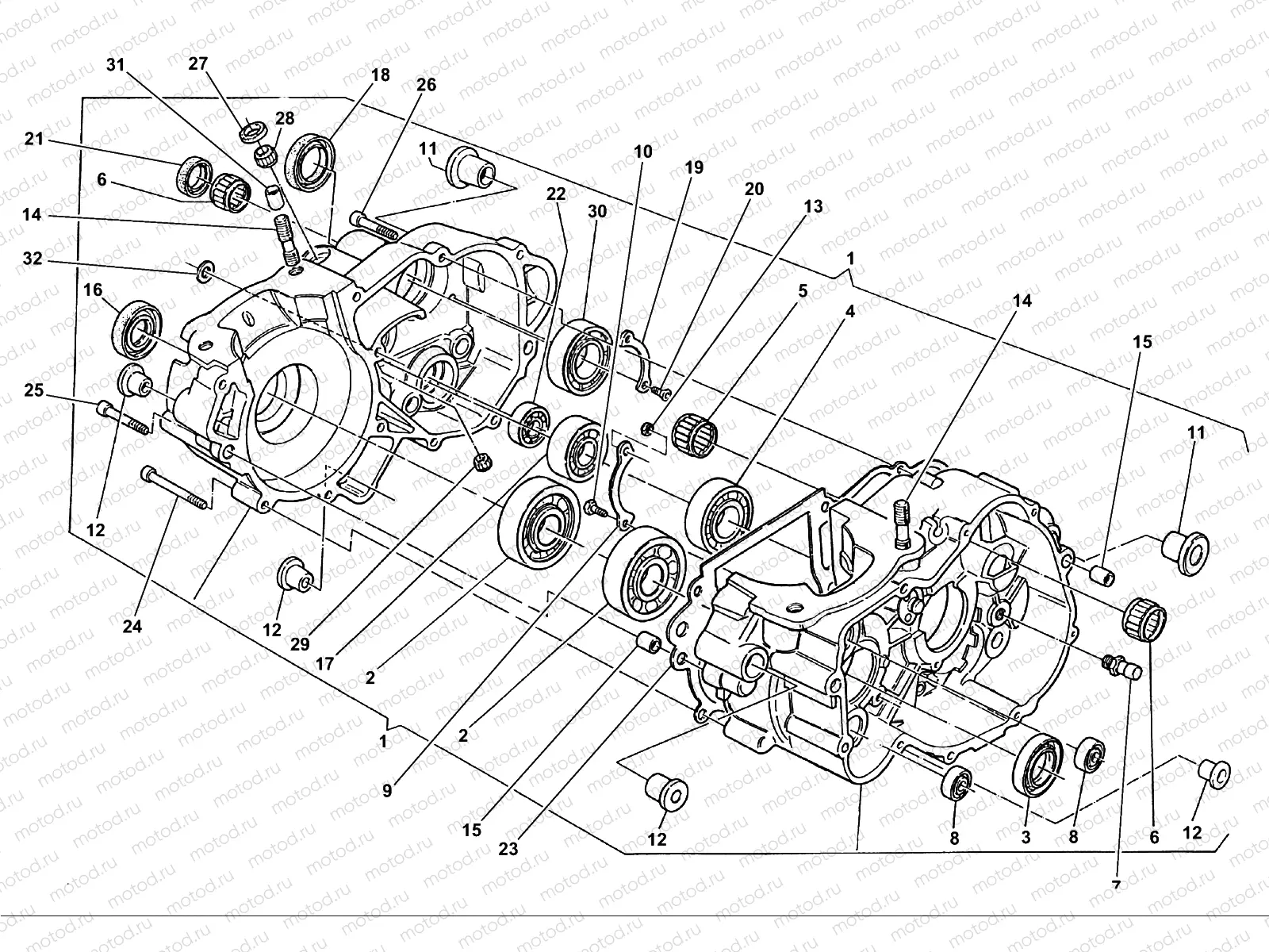CRANKCASE CARTER
