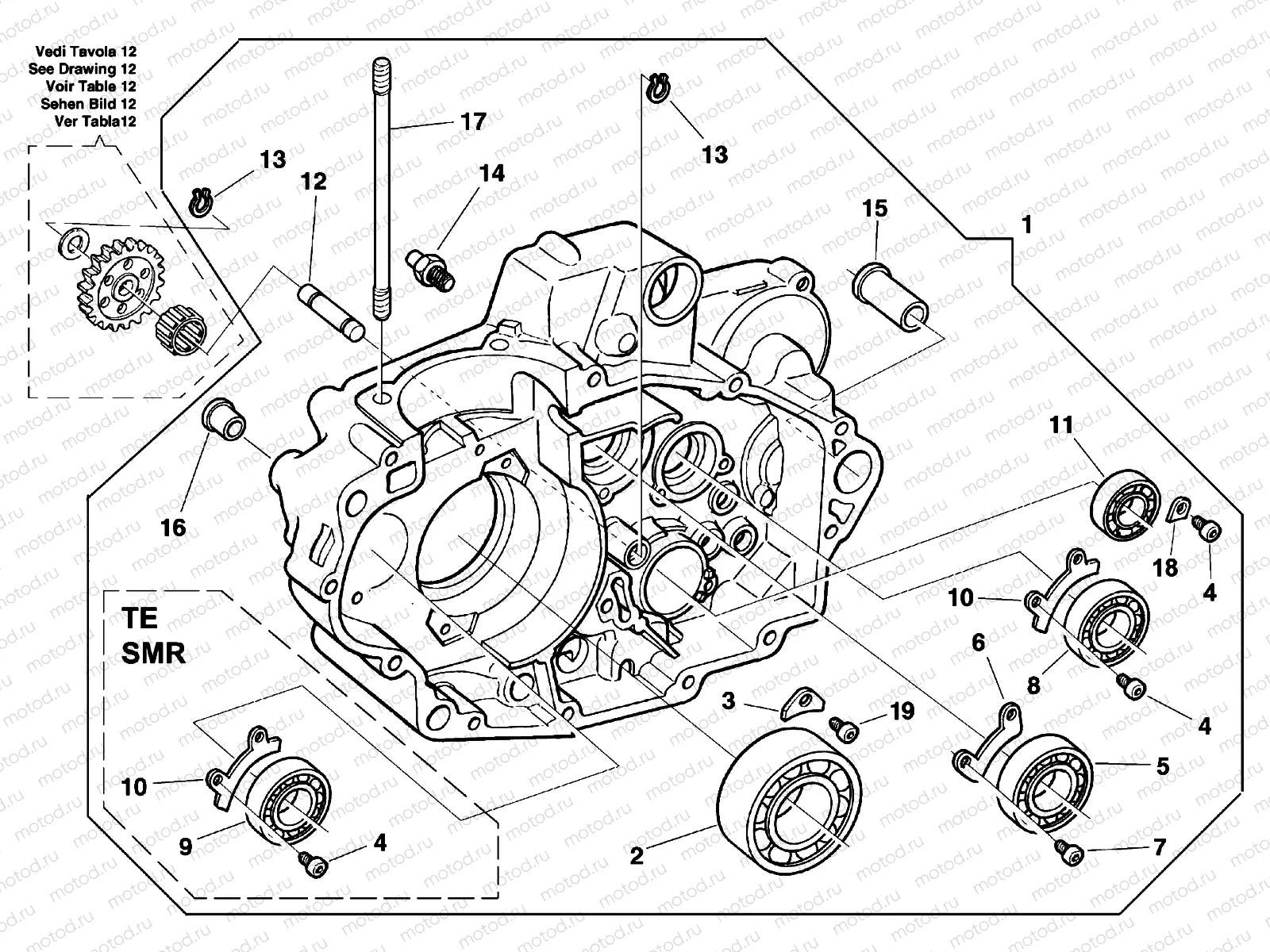 CRANKCASE CARTER R.H.