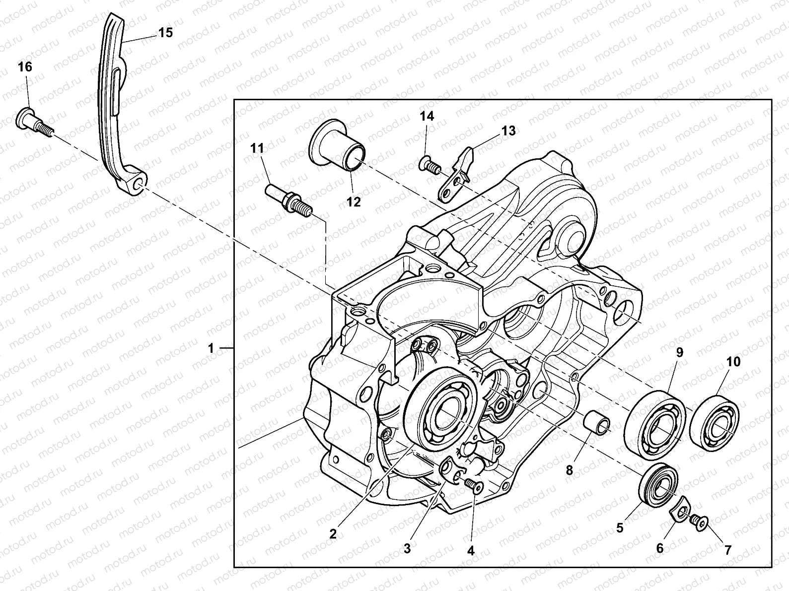 CRANKCASE CARTER R.H.