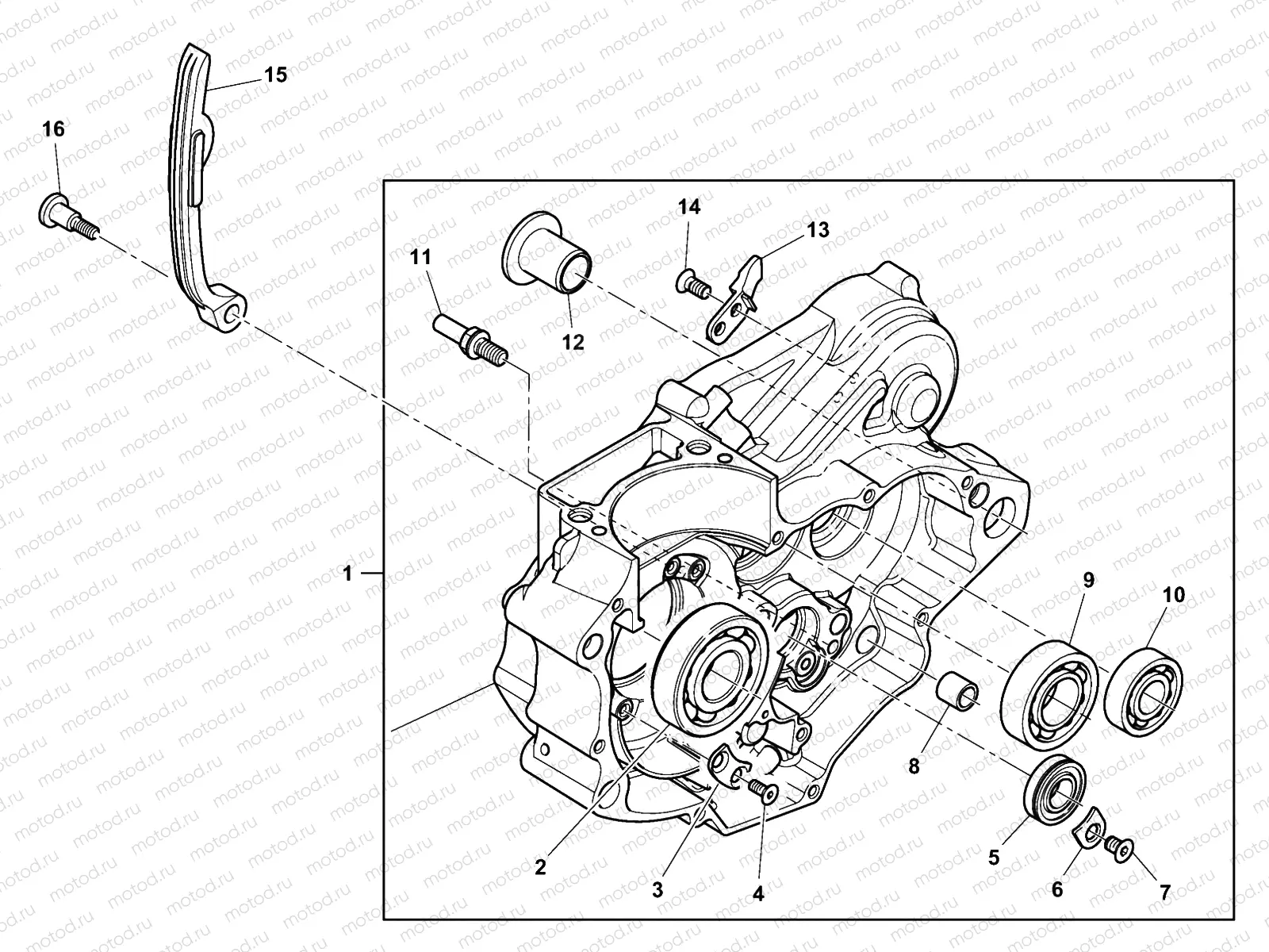 CRANKCASE CARTER R.H.