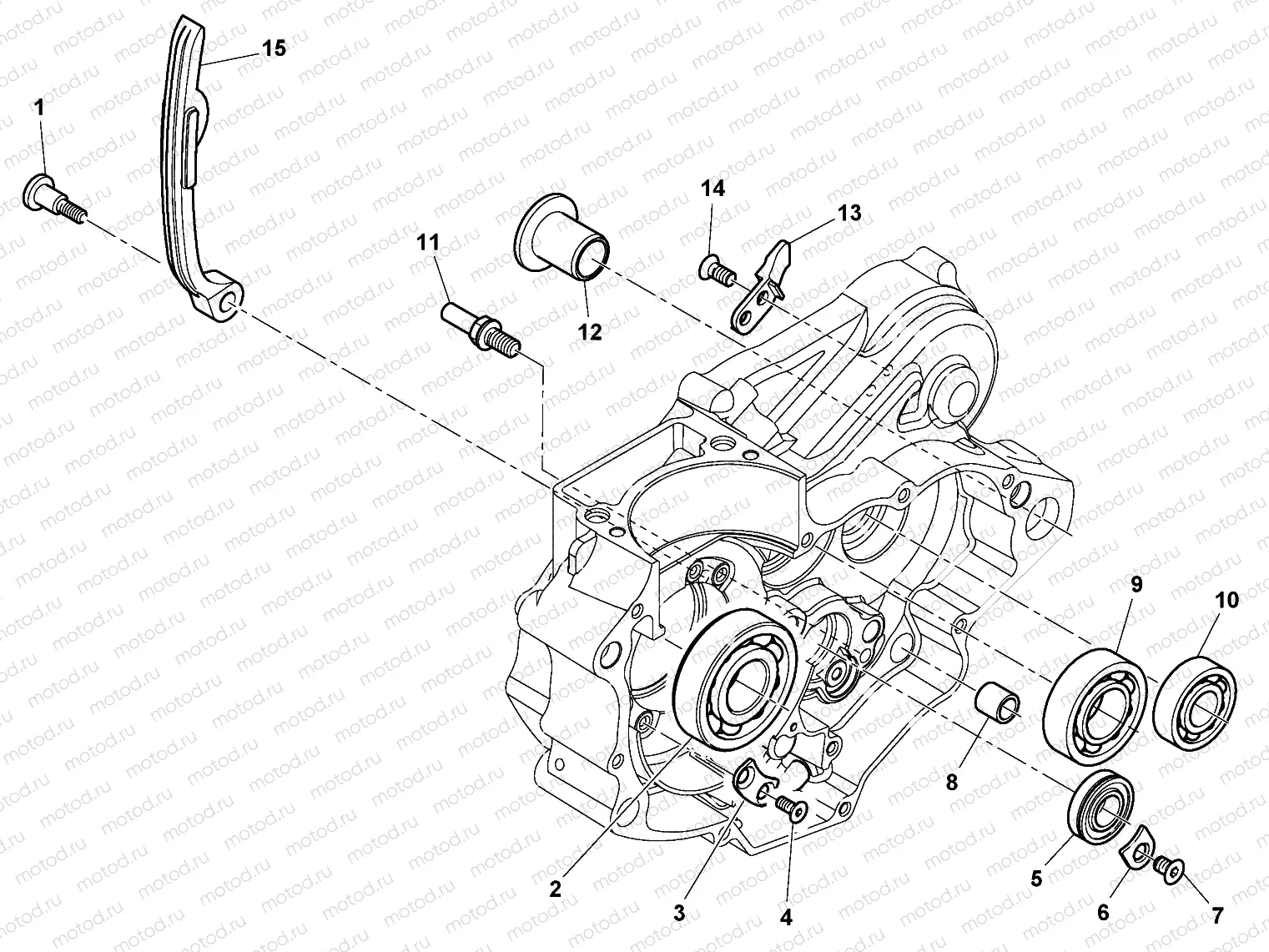 CRANKCASE CARTER R.H.