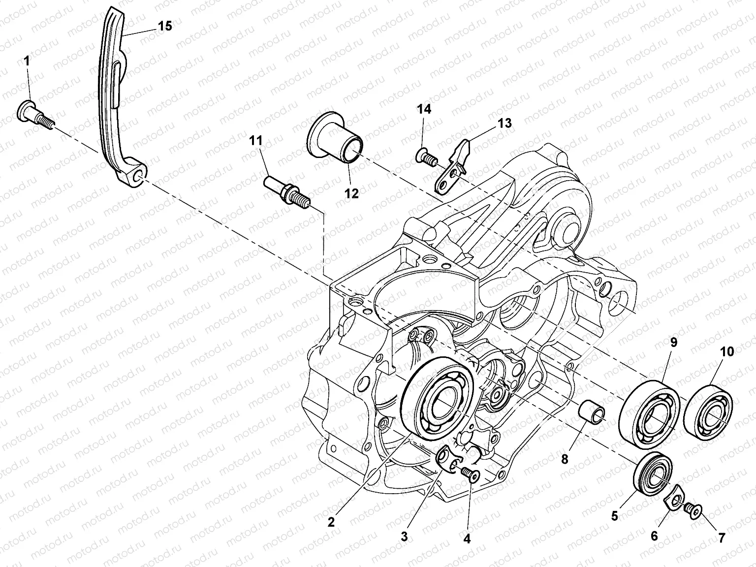 CRANKCASE CARTER R.H.