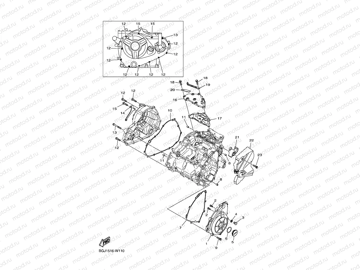 CRANKCASE COVER 1