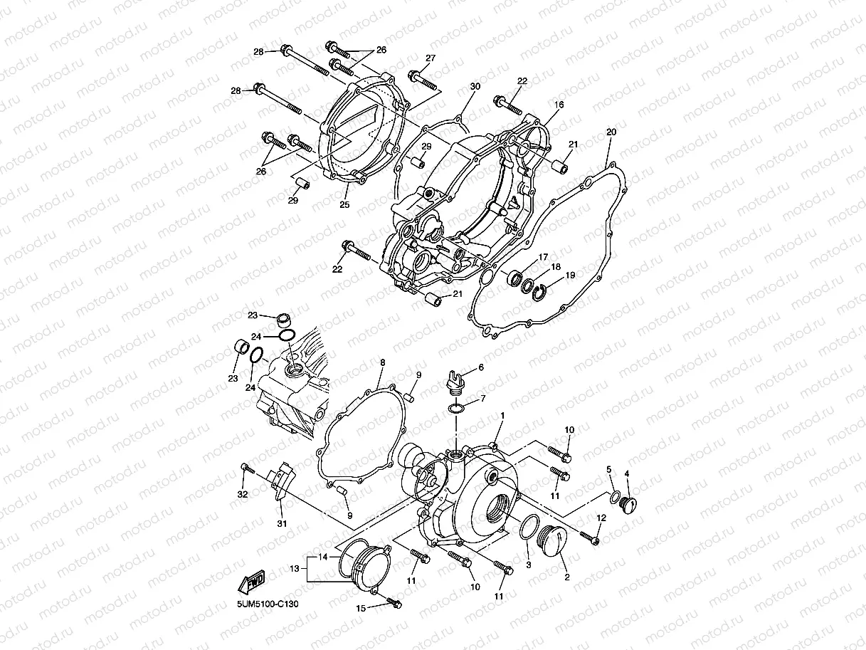 CRANKCASE COVER 1