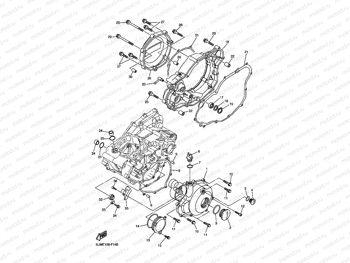 CRANKCASE COVER 1