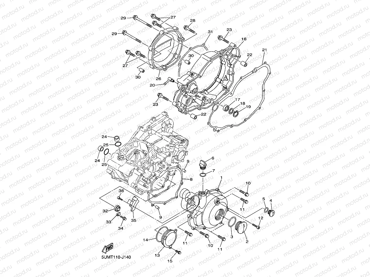 CRANKCASE COVER 1