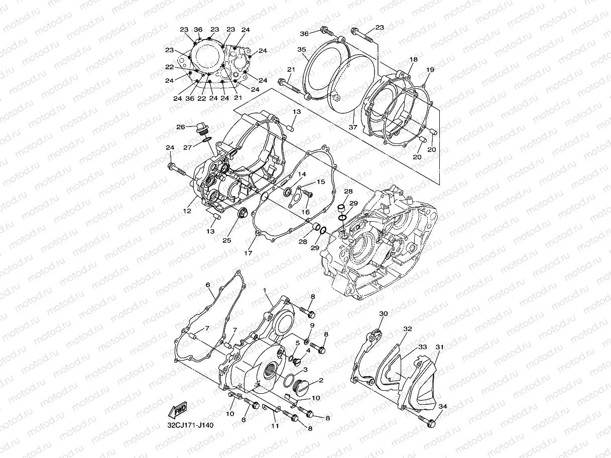 CRANKCASE COVER 1