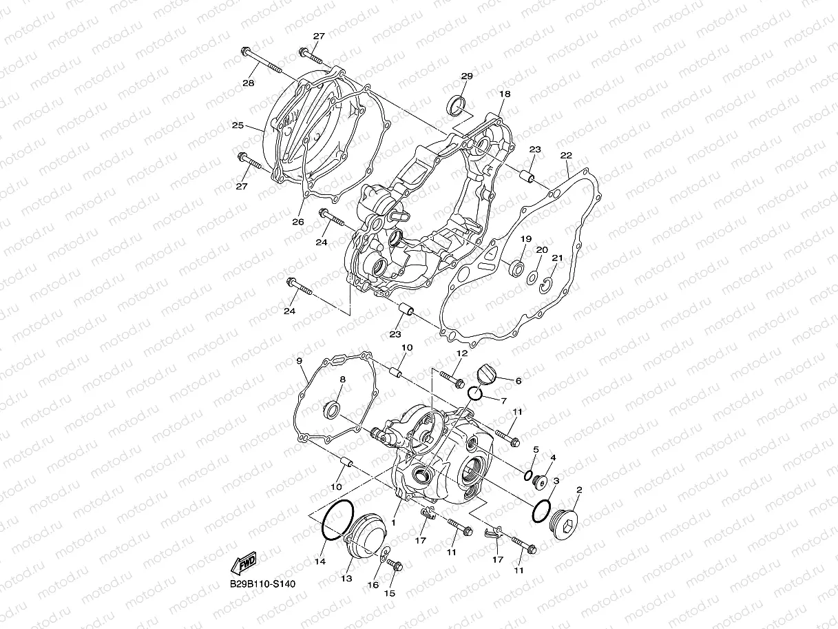 CRANKCASE COVER 1
