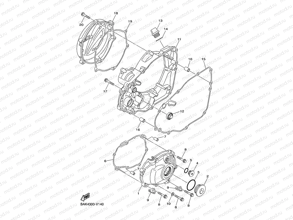 CRANKCASE COVER 1