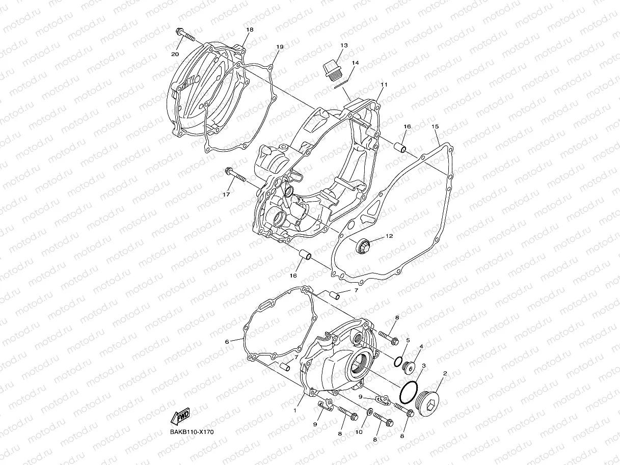 CRANKCASE COVER 1