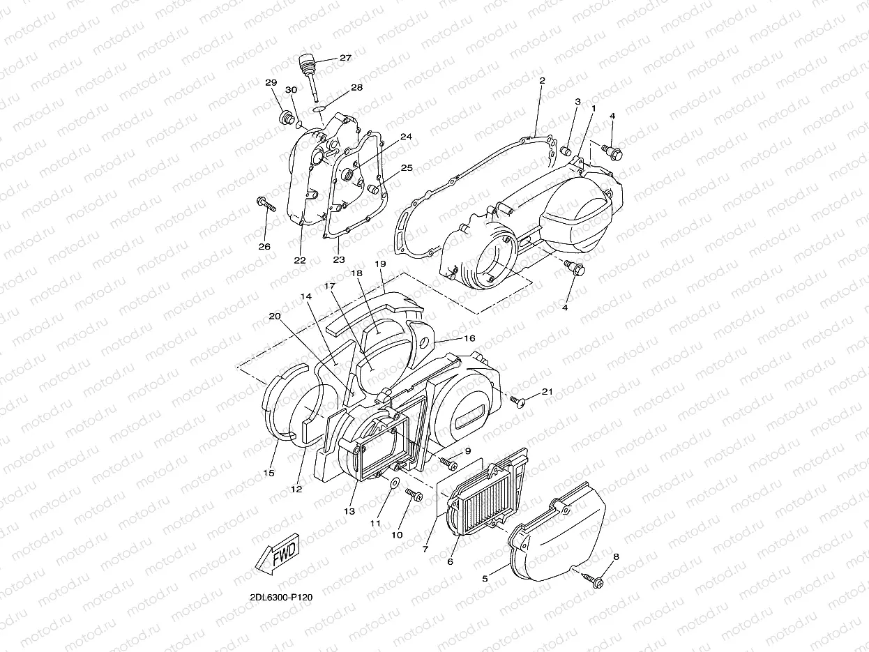 CRANKCASE COVER 1