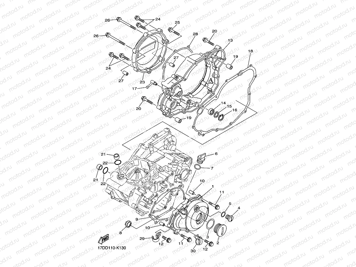 CRANKCASE COVER 1