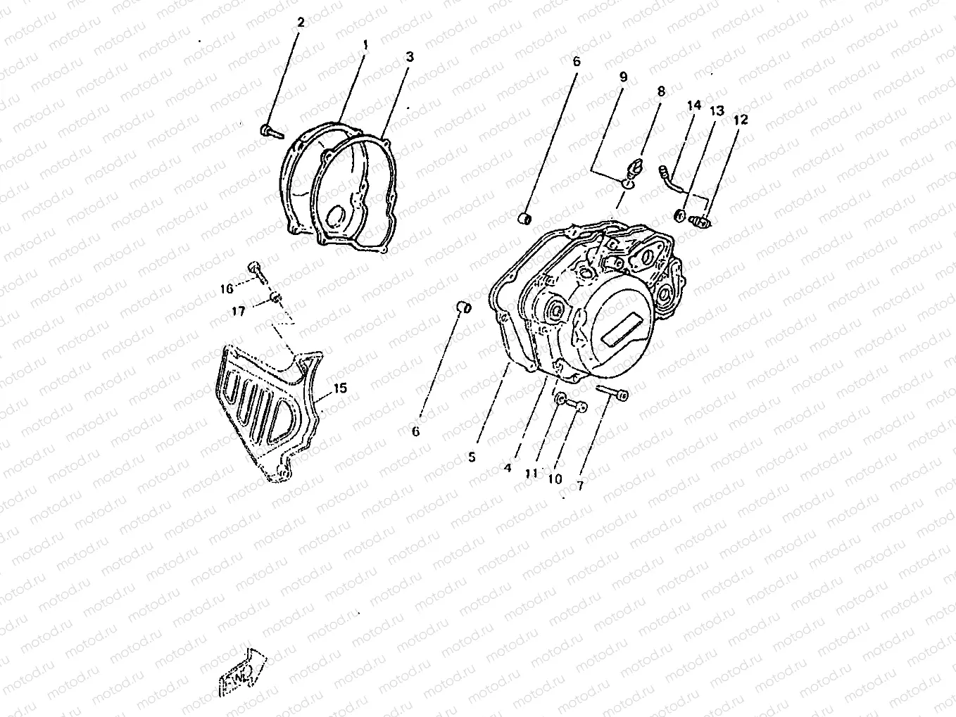CRANKCASE COVER 1