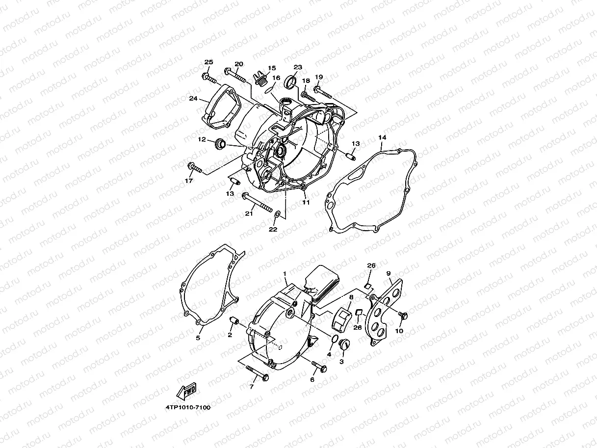 Crankcase cover 1
