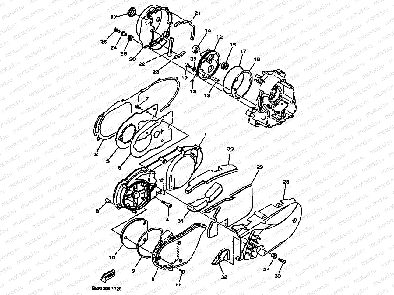 CRANKCASE COVER 1
