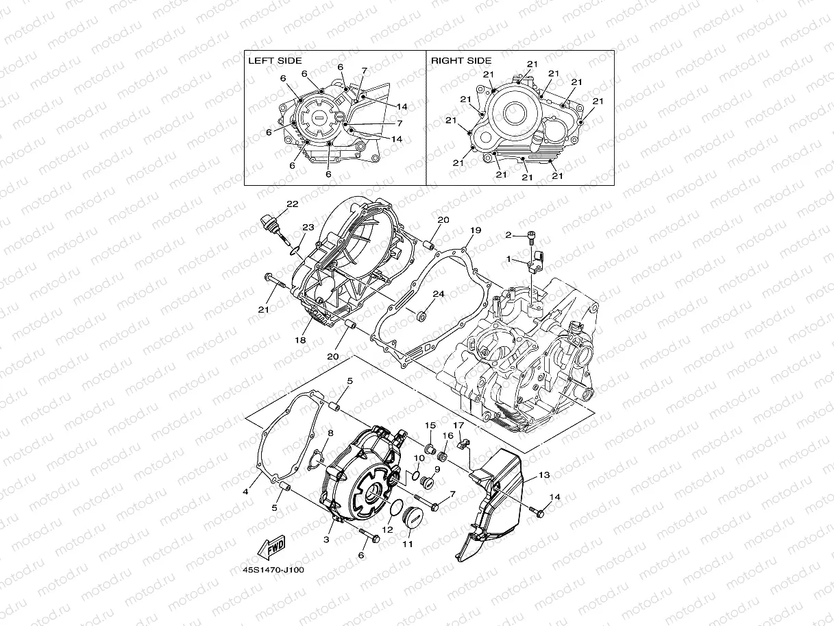 CRANKCASE COVER 1