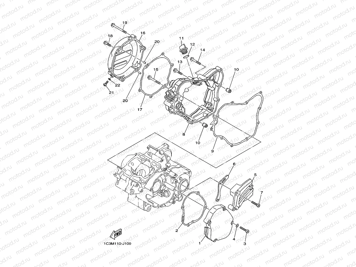CRANKCASE COVER 1