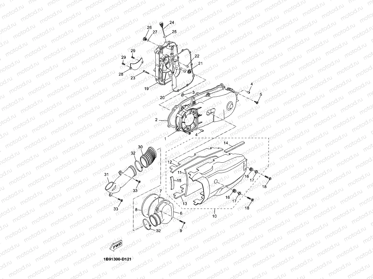 CRANKCASE COVER 1
