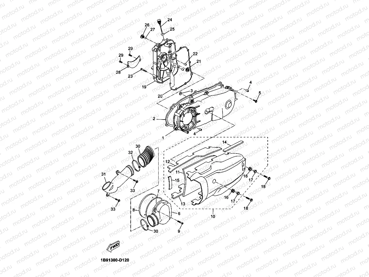 CRANKCASE COVER 1