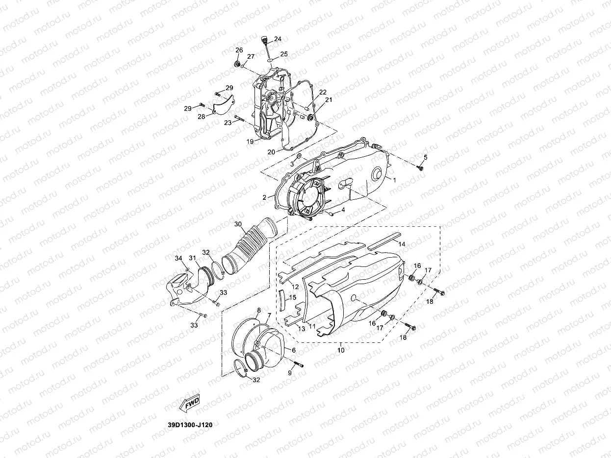 CRANKCASE COVER 1