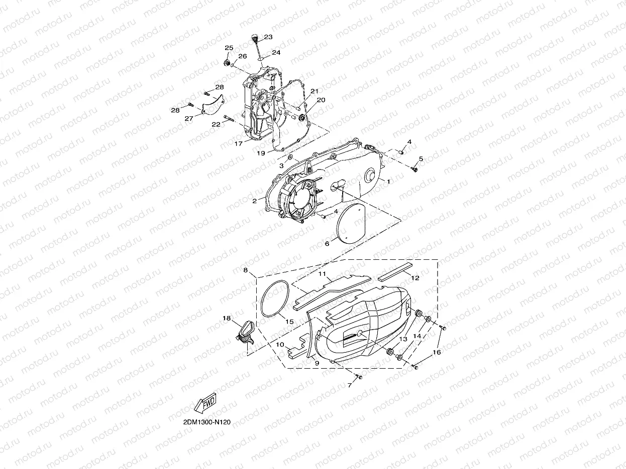 CRANKCASE COVER 1