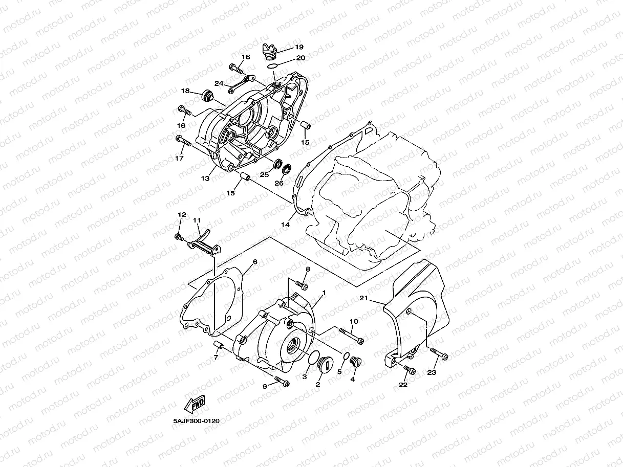 CRANKCASE COVER 1