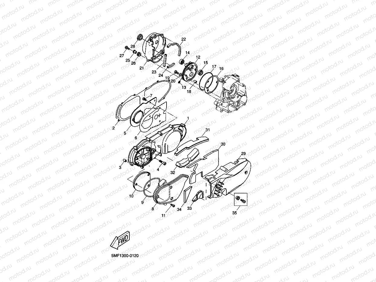 CRANKCASE COVER 1