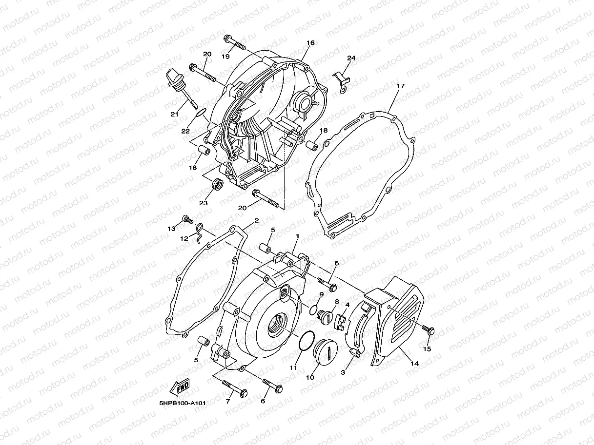 CRANKCASE COVER 1