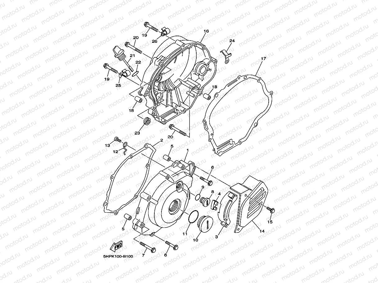 CRANKCASE COVER 1