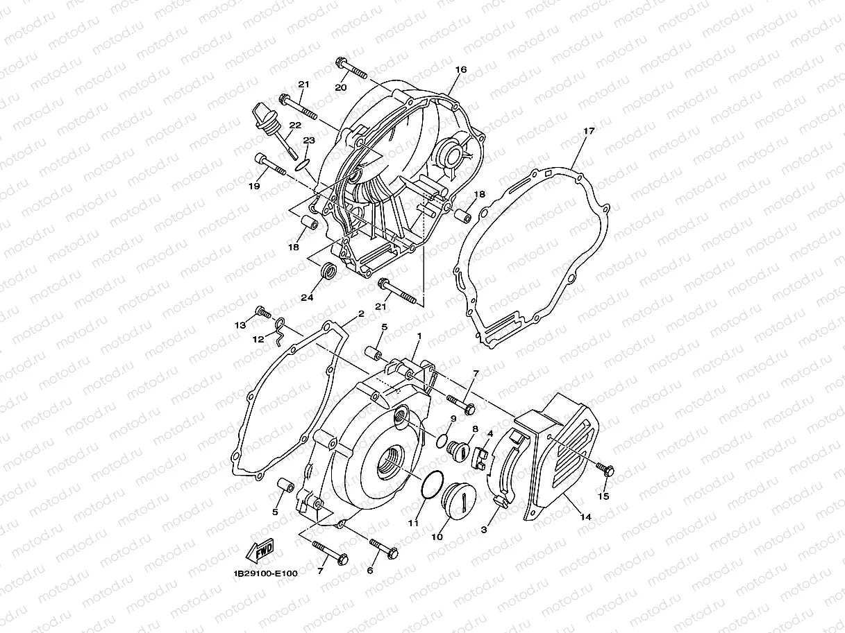 CRANKCASE COVER 1