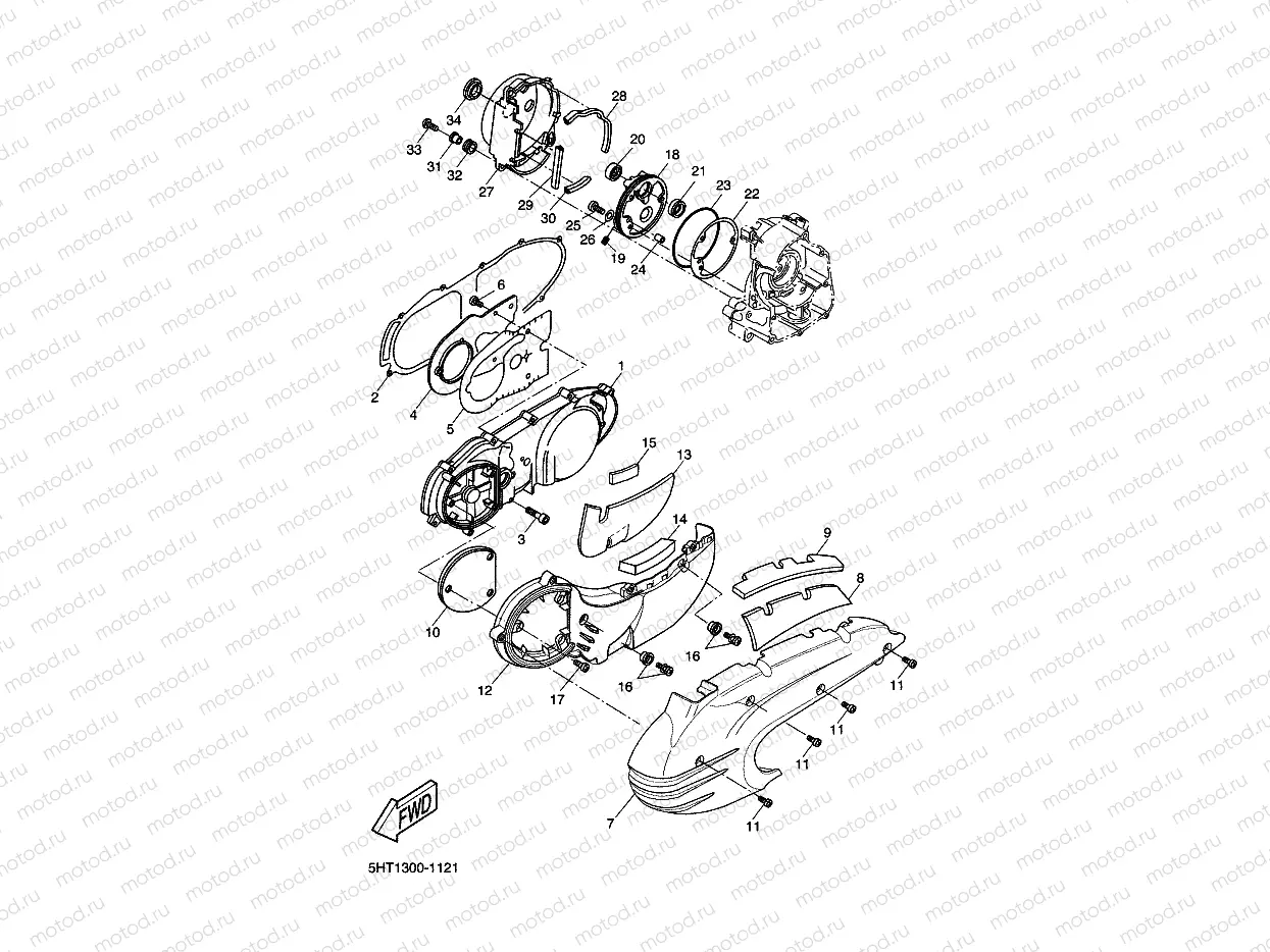 CRANKCASE COVER 1