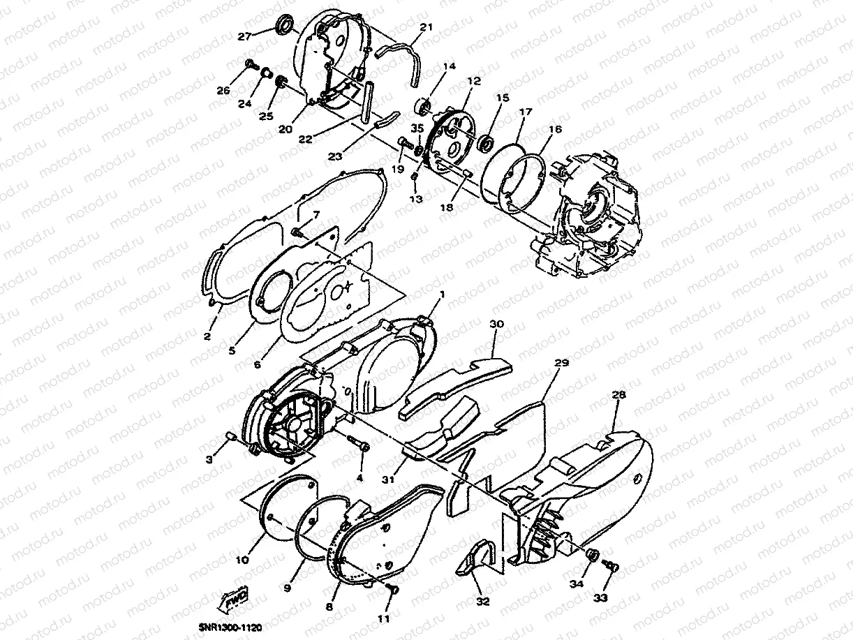 CRANKCASE COVER 1