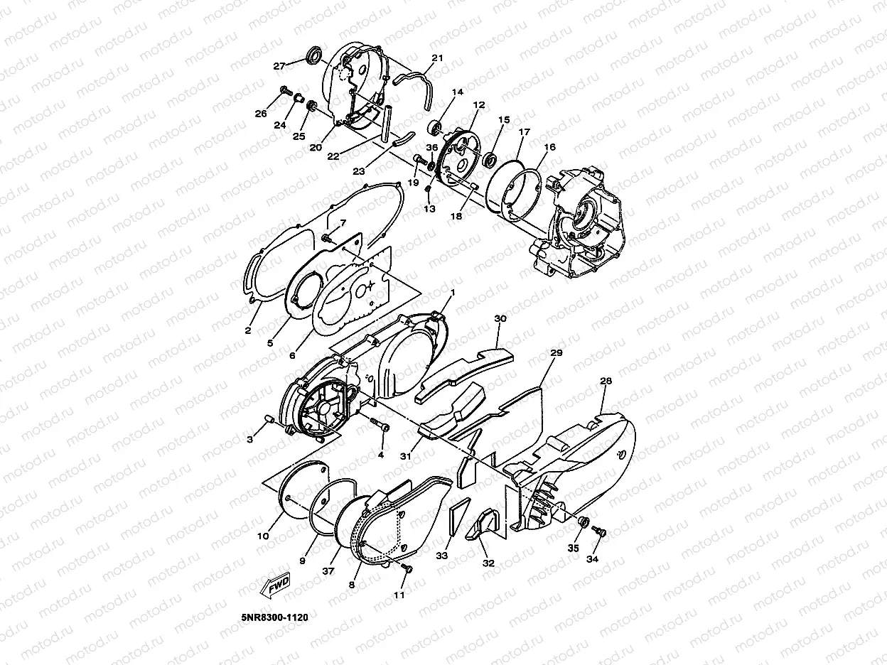 CRANKCASE COVER 1