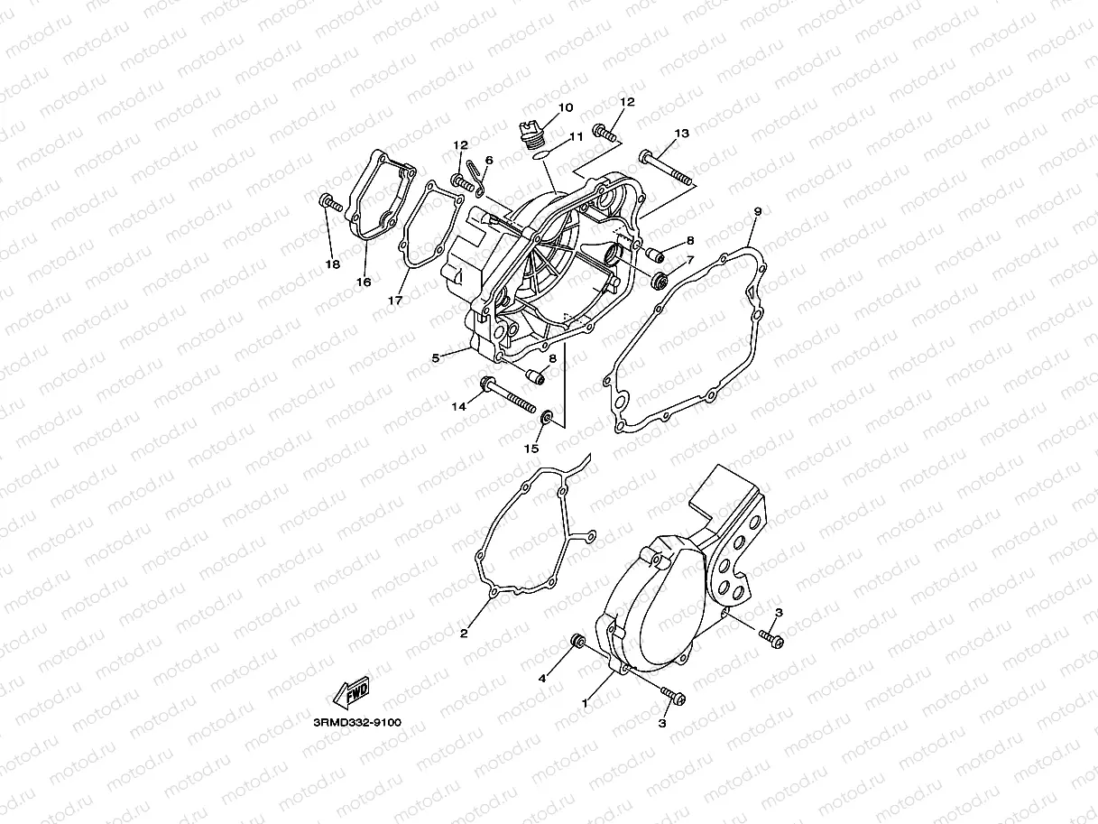 CRANKCASE COVER 1