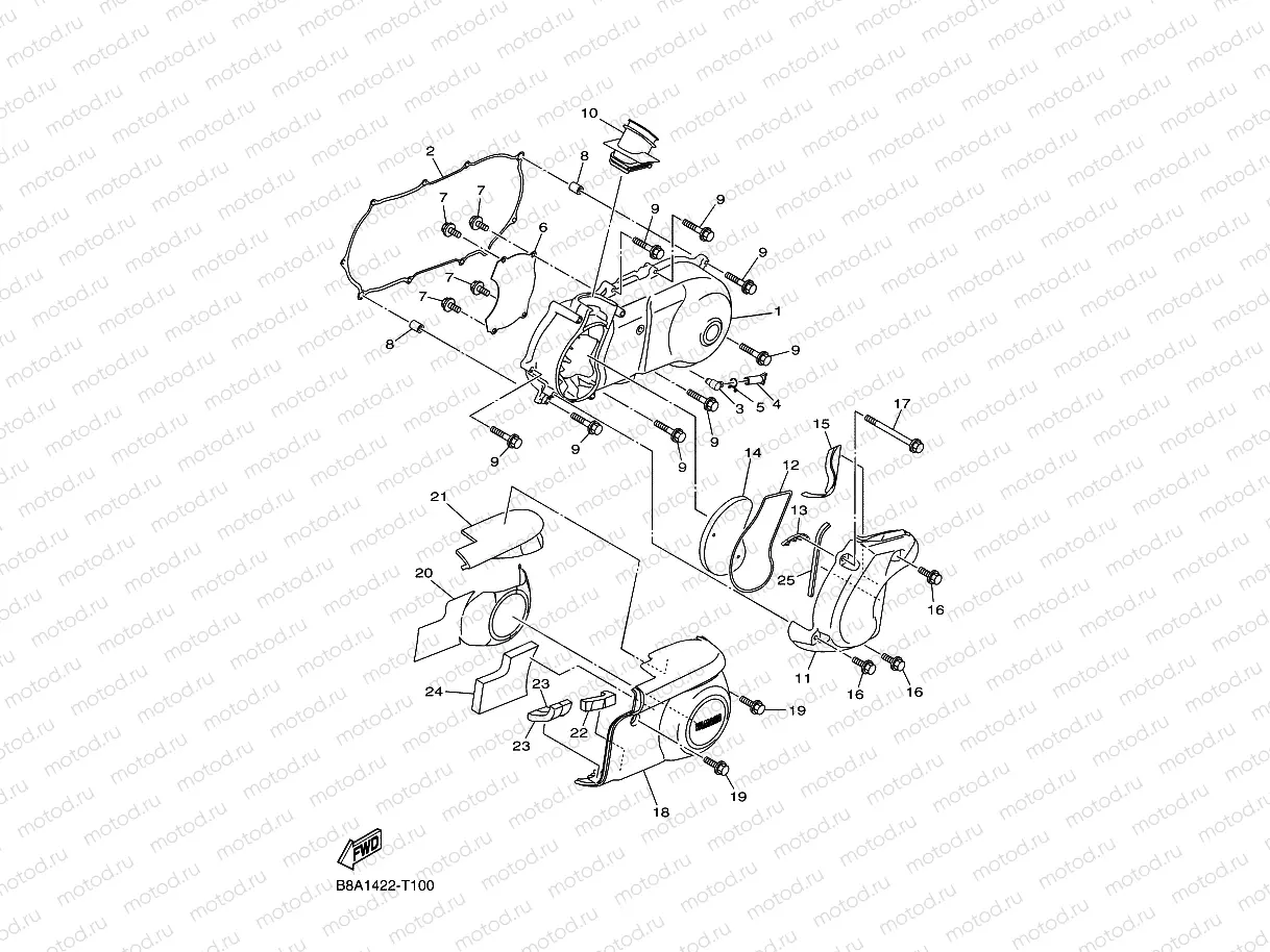 CRANKCASE COVER 1