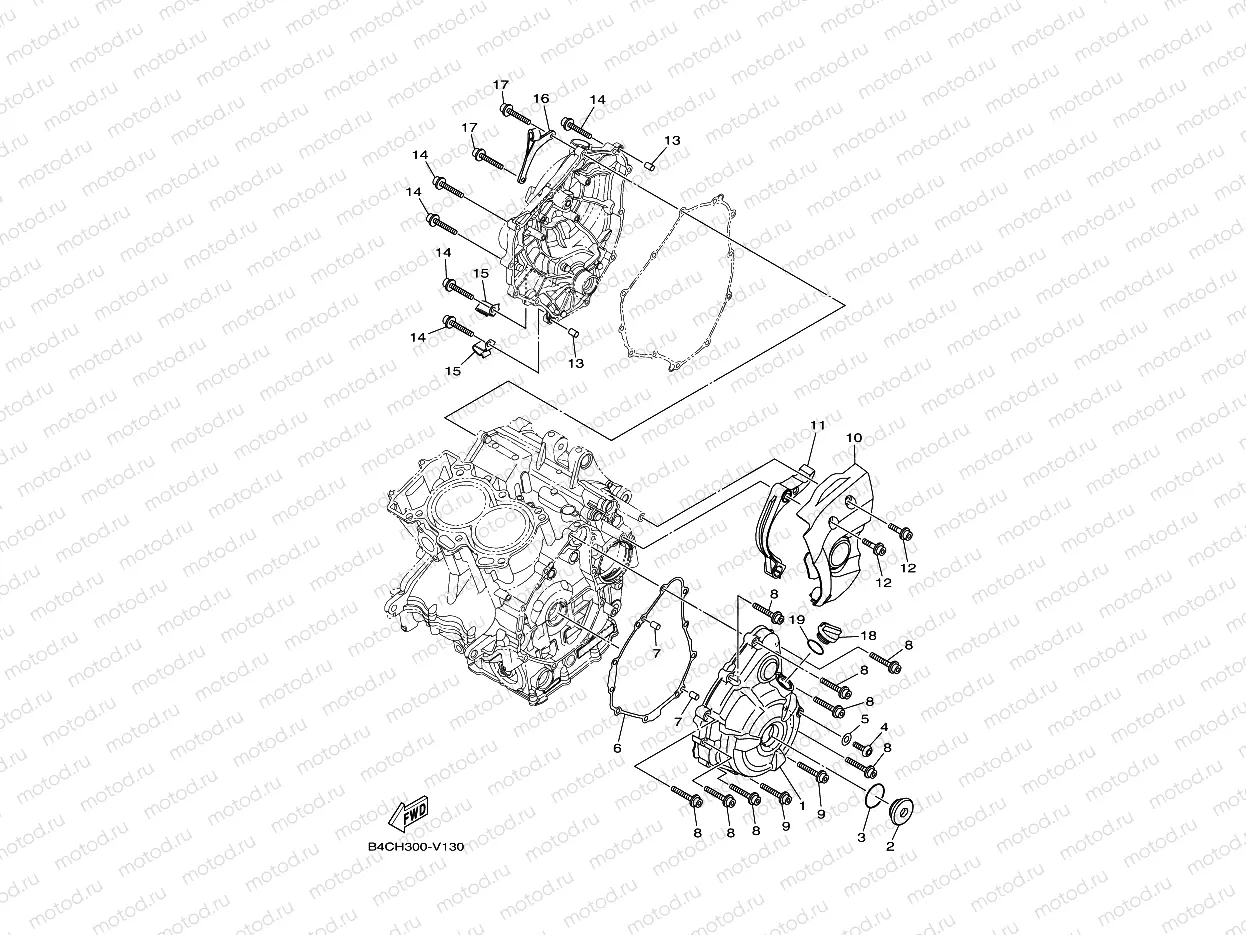CRANKCASE COVER 1