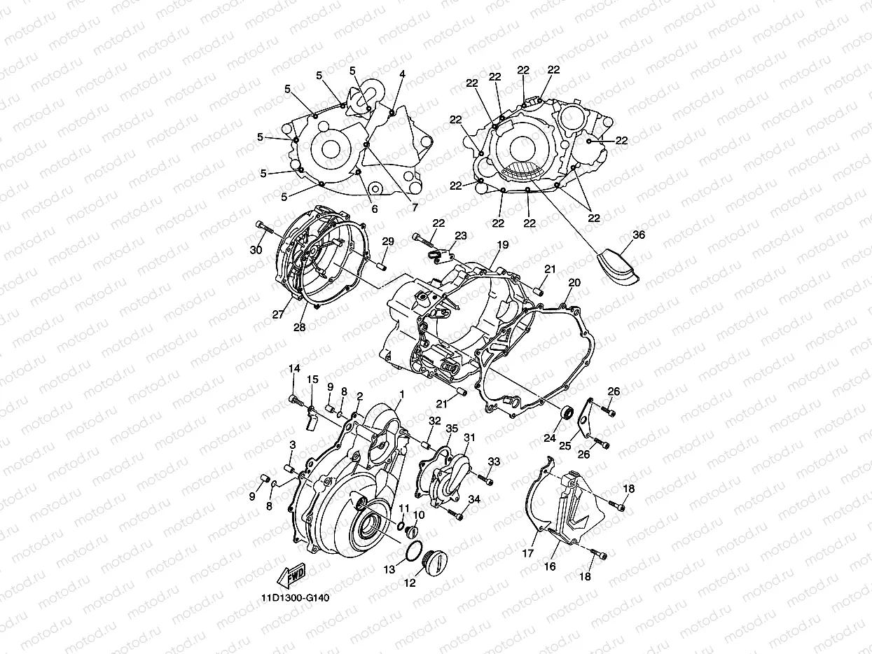 CRANKCASE COVER 1