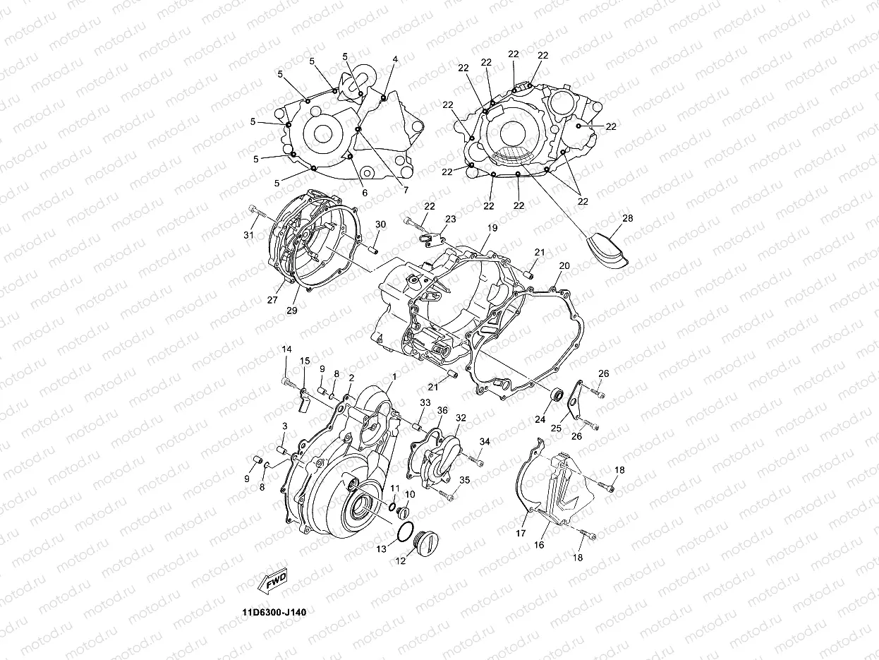 CRANKCASE COVER 1