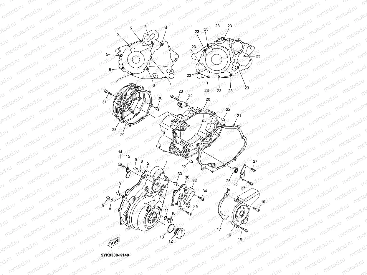 CRANKCASE COVER 1