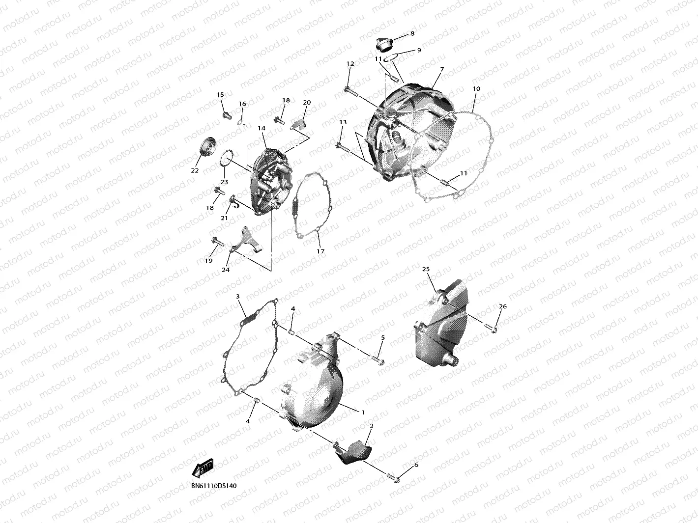 CRANKCASE COVER 1