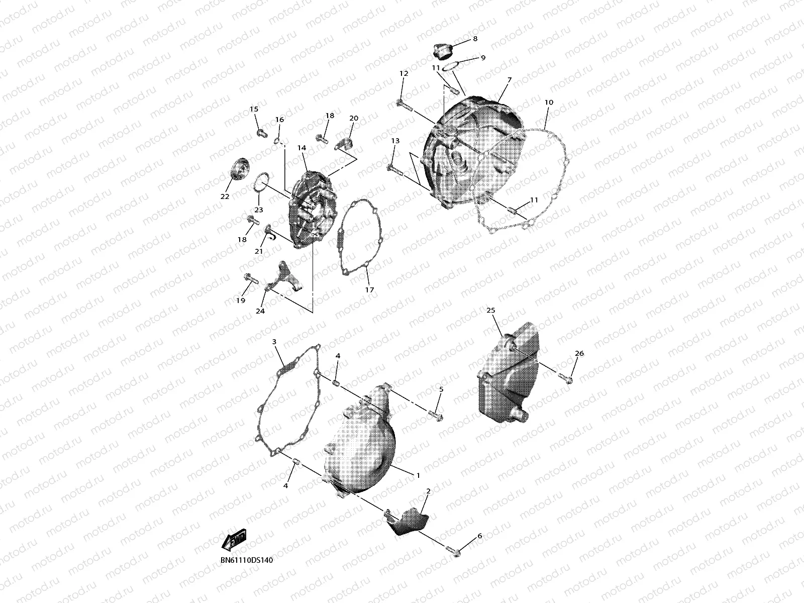 CRANKCASE COVER 1
