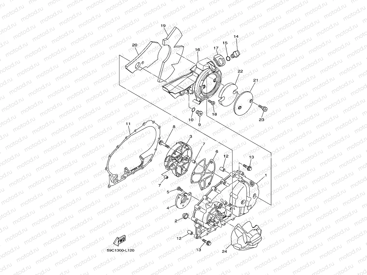 CRANKCASE COVER 1