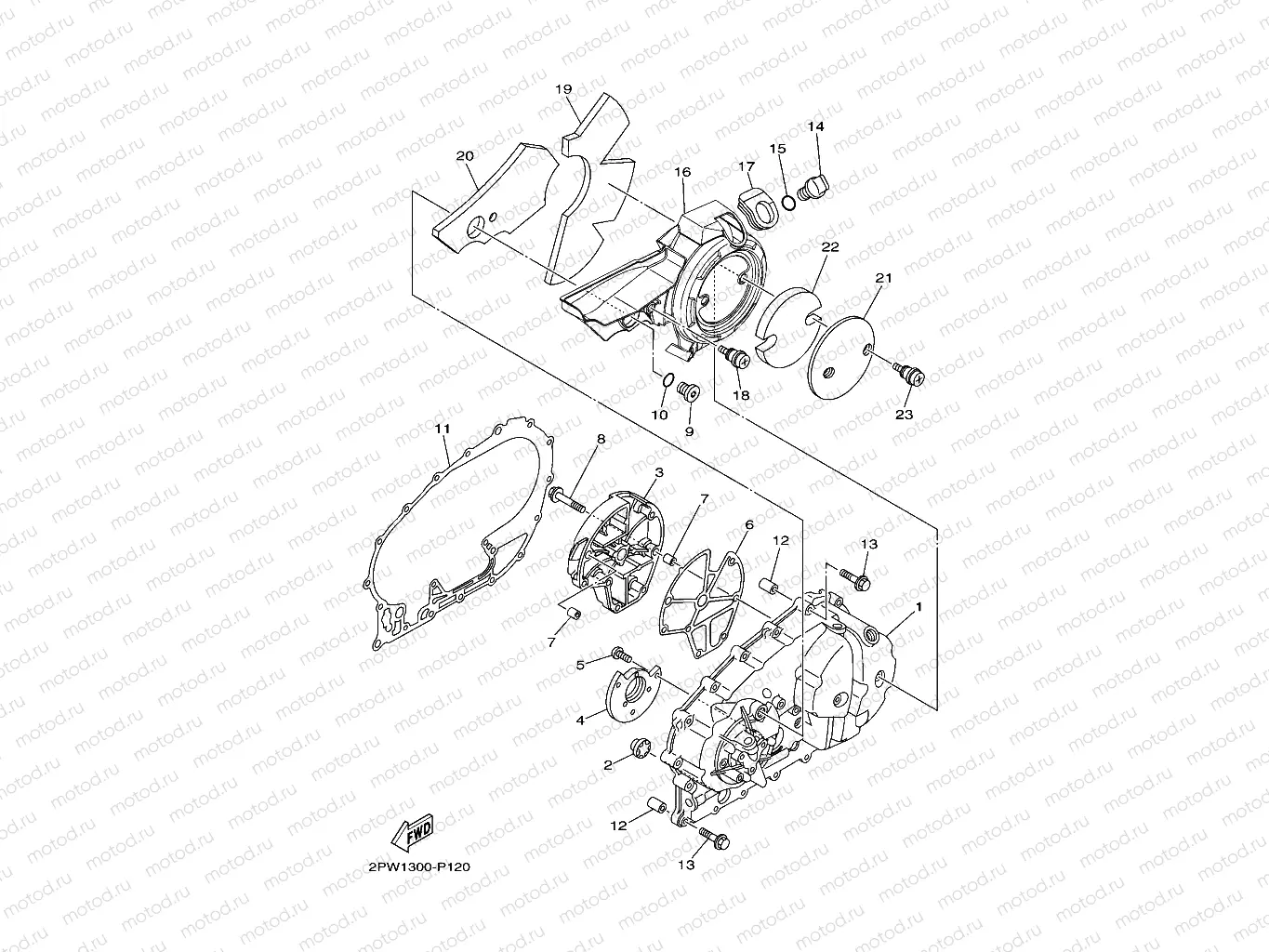 CRANKCASE COVER 1