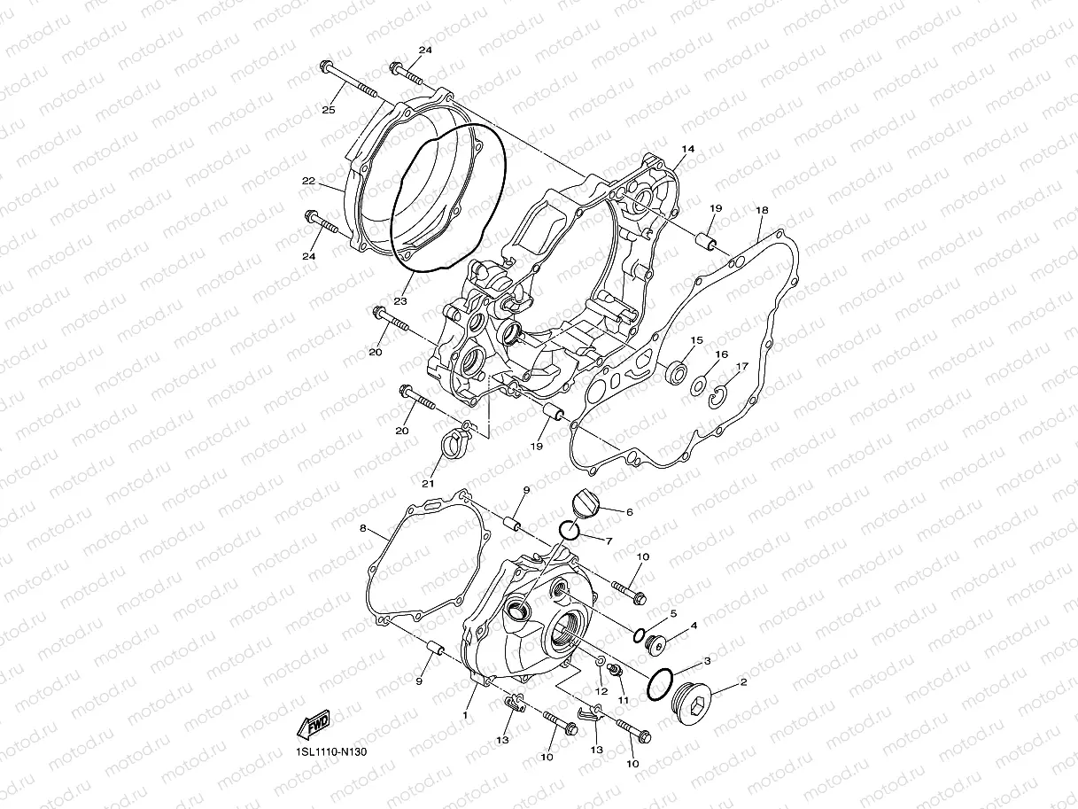 CRANKCASE COVER 1