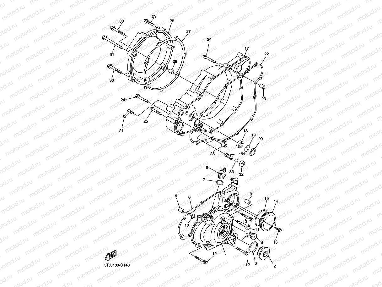 CRANKCASE COVER 1