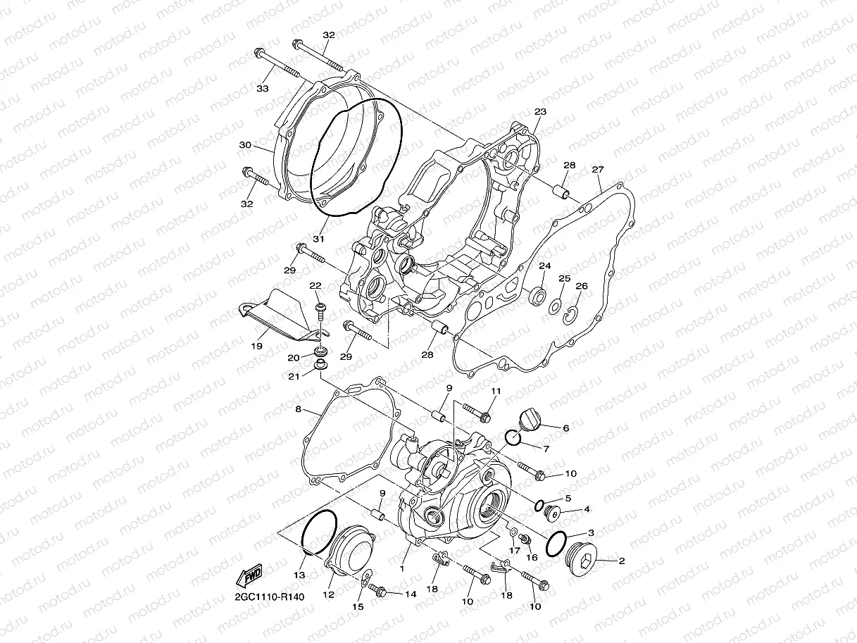 CRANKCASE COVER 1