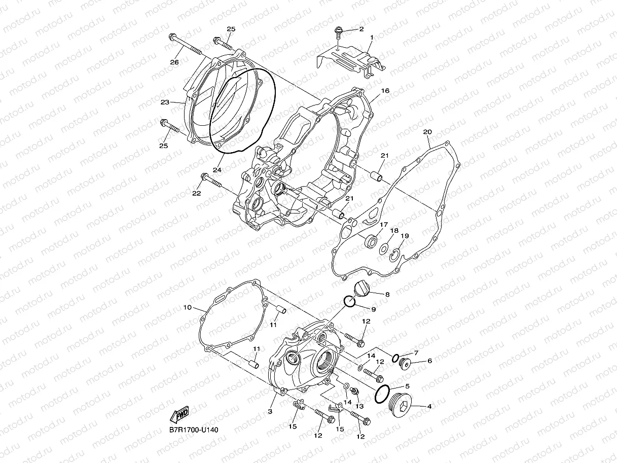 CRANKCASE COVER 1